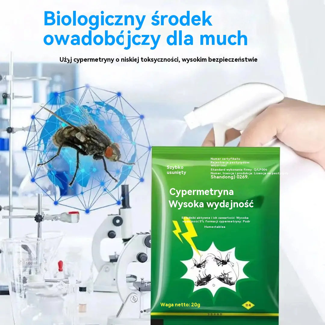 🦟【10 saszetek】❤️Specjalnie zaprojektowane do zabijania komarów i much na farmach, jedno opakowanie zabija pchły/szarańcze/karaluchy/muchy/komary!