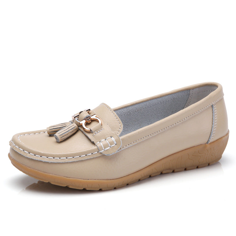 😍【35-44】 Zapatos de cuero para mujer de moda primavera-verano 2026 nuevos