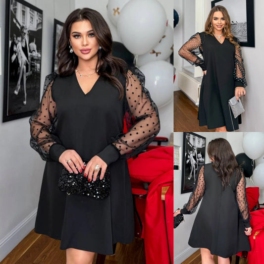 ✨【S-5XL】🍁🍂2025 nowa wysokiej jakości jesienno-zimowa modna i elegancka sukienka3855004