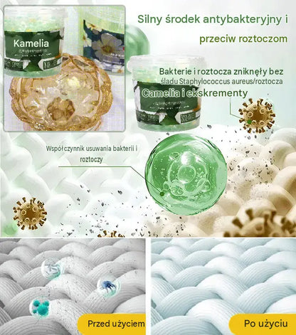 【50% taniej】 [✨Opakowanie 70 sztuk✨] Bardzo duże opakowanie perełek zapachowych do prania 5 w 1 — długotrwały zapach, skuteczna walka z plamami.