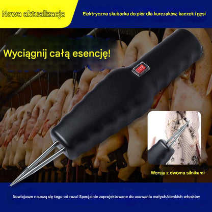 🐓🦆Elektryczna przenośna maszyna do skubania i usuwania sierści z drobiu🦆【Niezbędnik dla drobiu】Szybka maszyna do usuwania sierści z kurczaków, kaczek i gęsi