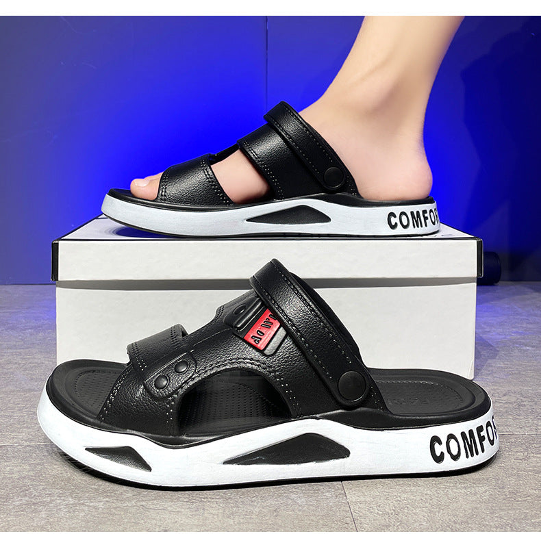 【50% de descuento por tiempo limitado】Nuevas sandalias de playa para hombre 2026, antiolor, ideales también para conducir y uso casual.