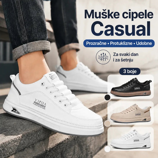34 € po paru 👞 Muške kožne cipele koje dišu, poslovno-ležerni stil (veličine 39–44)