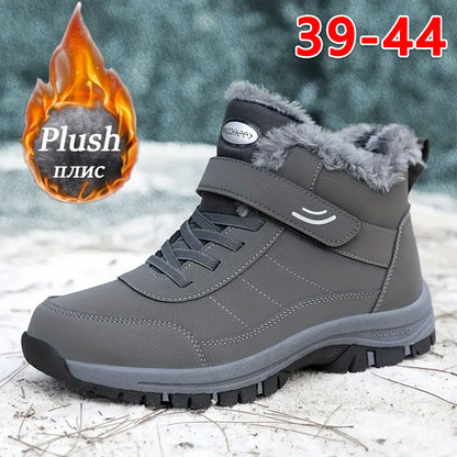 🔥⛄【Rozmiar 39-44】Nowe zimowe męskie buty antynarciarskie 2025, pluszowa podszewka, wodoodporne i ciepłe