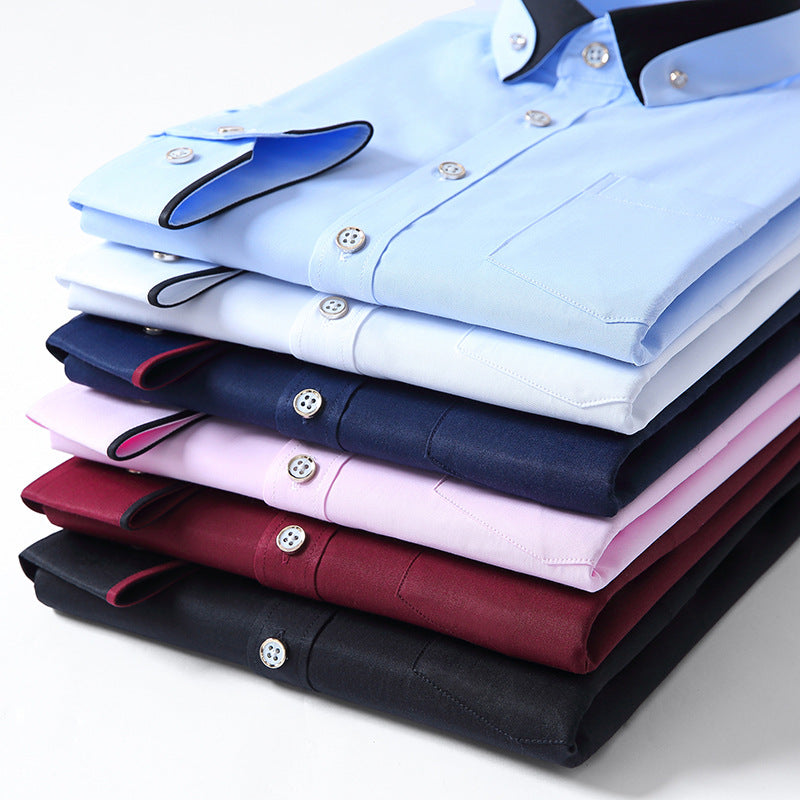 【S-4XL】👕2024 nowa, oddychająca męska koszula biznesowa na co dzień3831565