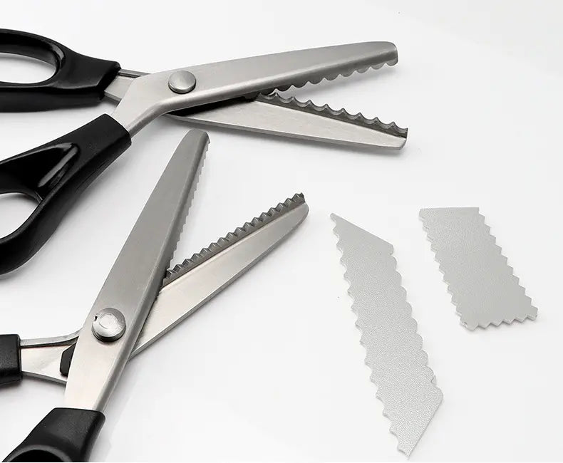 🔥✂️ Nožnice na čipku so zúbkovaným okrajom pre domácnosť – ľahko vystrihnete krásne tvary