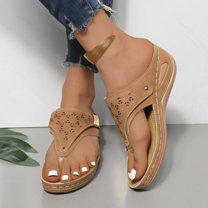 【20% off en nuevos productos】😍🔥【35-43】Zapatillas antideslizantes cómodas de verano para mujer 2026. Elegantes y cómodas.