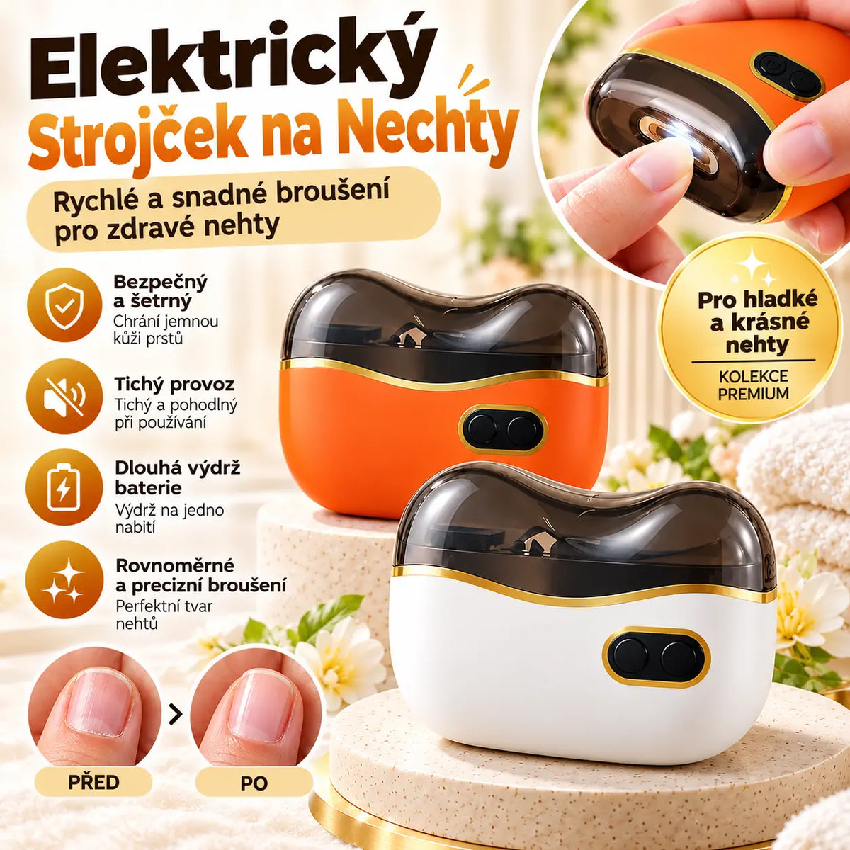 🏘️✨Multifunkčný elektrický pilník na nechty, elektrický klieštik na nechty s ochranou proti privretiu