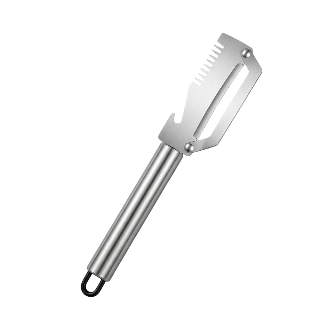 ✅【¡Compra 2 y llévate 2 gratis!】🧅🔪 Pelador de cocina multifuncional 3 en 1: ¡Pela, corta y abre tapones de botellas! 🔥