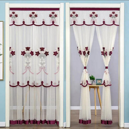 💥🎀【Oferta specjalna ograniczona czasowo】Wykwintna siatkowa zasłona do drzwi do sypialni