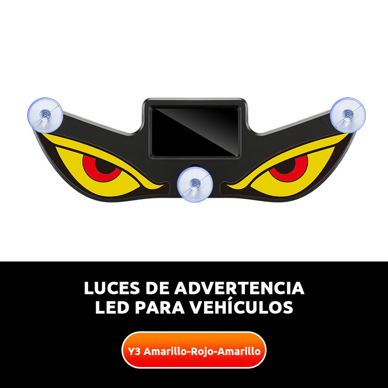 💥【Wyprzedaż -50% hit】💥🚨 Luz de advertencia solar ojo diabólico LED | ☀️ Solar, con sensor de luz, para camiones y furgonetas