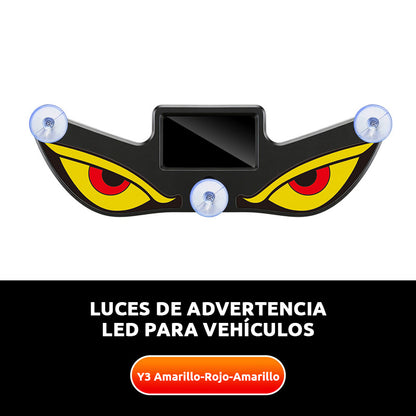 💥【Wyprzedaż -50% hit】💥🚨 Luz de advertencia solar ojo diabólico LED | ☀️ Solar, con sensor de luz, para camiones y furgonetas