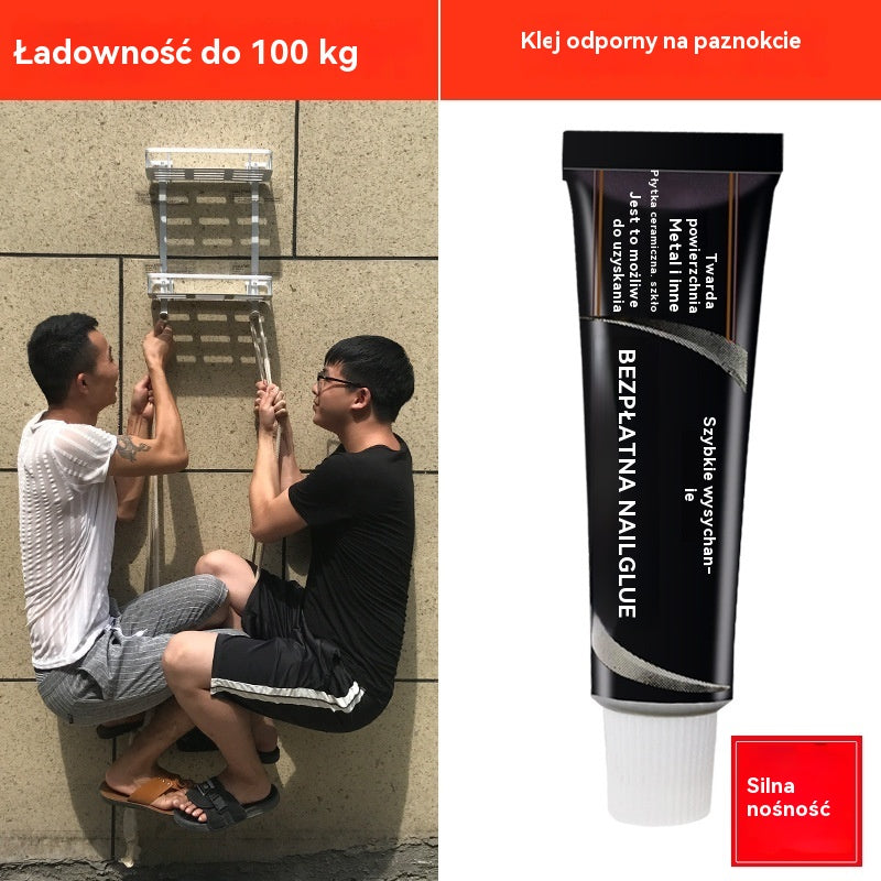 【🔥Oferta specjalna】☔Uniwersalny, wodoodporny klej bez użycia gwoździ, nie wymaga wiercenia