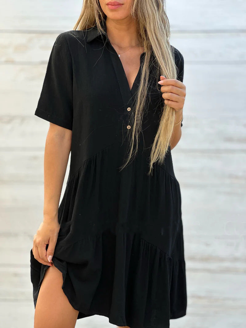 🔥✨【Oferta specjalna ograniczona czasowo】【S-5XL】2025 nowa wysokiej jakości lekka oddychająca sukienka casualowa modna