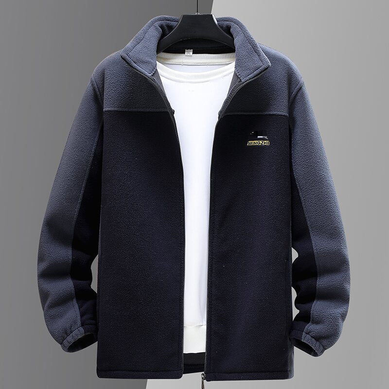 🔥⛄【XL-5XL】2024 Zimowa nowa męska wiatroszczelna, gruba aksamitna ciepła kurtka-3811646