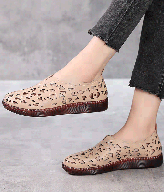 🔥【Oferta limitada al 50%】🔥【35-42】Zapatos retro transpirables de mujer con punta redonda