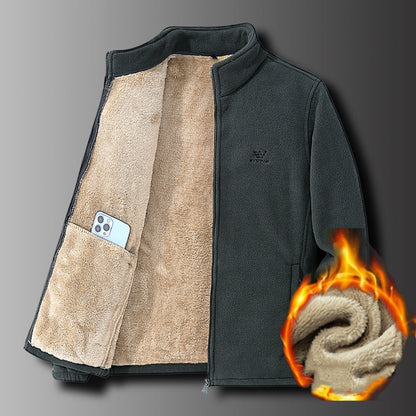 💥👍【M-5XL】 Jesienna i zimowa wyściełana i pogrubiona ciepła, luźna kurtka męska odzież męska