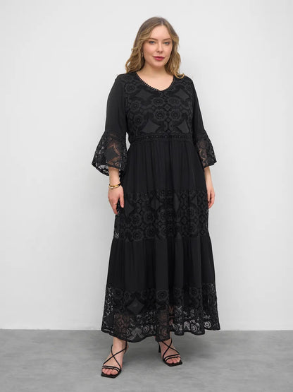 🌸【Nowość 2025】💋【S-5XL】👗Wysokiej jakości elegancka sukienka - Elegancka i wykwintna sukienka, idealna