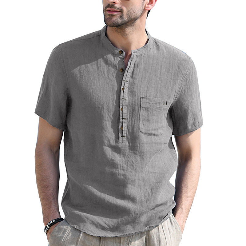 🌿50% de descuento🔥 Nuevas camisas de algodón y lino para hombre en tallas grandes ✅️Pago contra entrega
