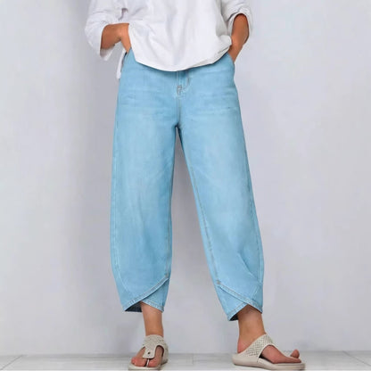 👖 50% de descuento🏆 Nuevos jeans casuales de pierna ancha para mujer, elegantes y versátiles ✅️ Pago contra entrega