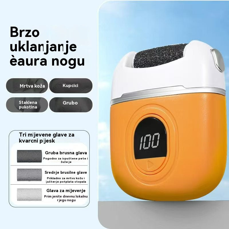 🦶🛁✨【Plaćanje pouzećem】🔥Novi model iz 2026.🔥 Potpuno nova električna turpija za stopala, uklanja žuljeve i mrtvu kožu, pogodna za mokru i suhu upotrebu