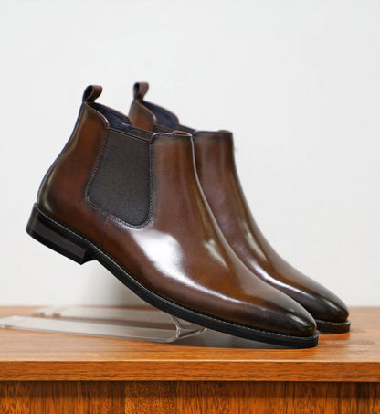 🔥👞🔥【38-48】Nowe, modne, wysokiej jakości, ręcznie robione, skórzane buty biznesowe dla mężczyzn
