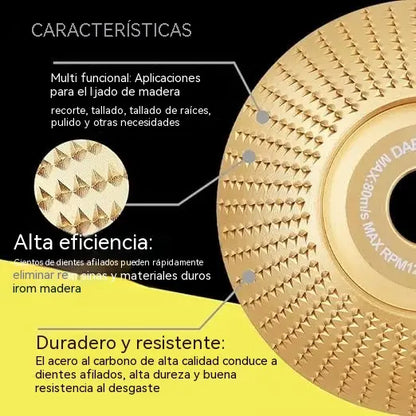 ⚙️🧰【3 piezas】 Disco multifuncional para dar forma a la lijadora angular para madera ✅️Pago contra entrega