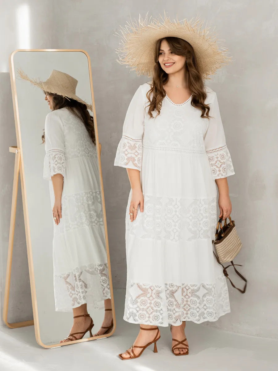 🌸【Nowość 2025】💋【S-5XL】👗Wysokiej jakości elegancka sukienka - Elegancka i wykwintna sukienka, idealna