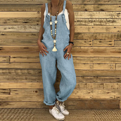 💖👖【40-120 kg】Nuevo mono holgado de una pieza de moda 2026 con pantalones vaqueros ✅️Pago contra entrega