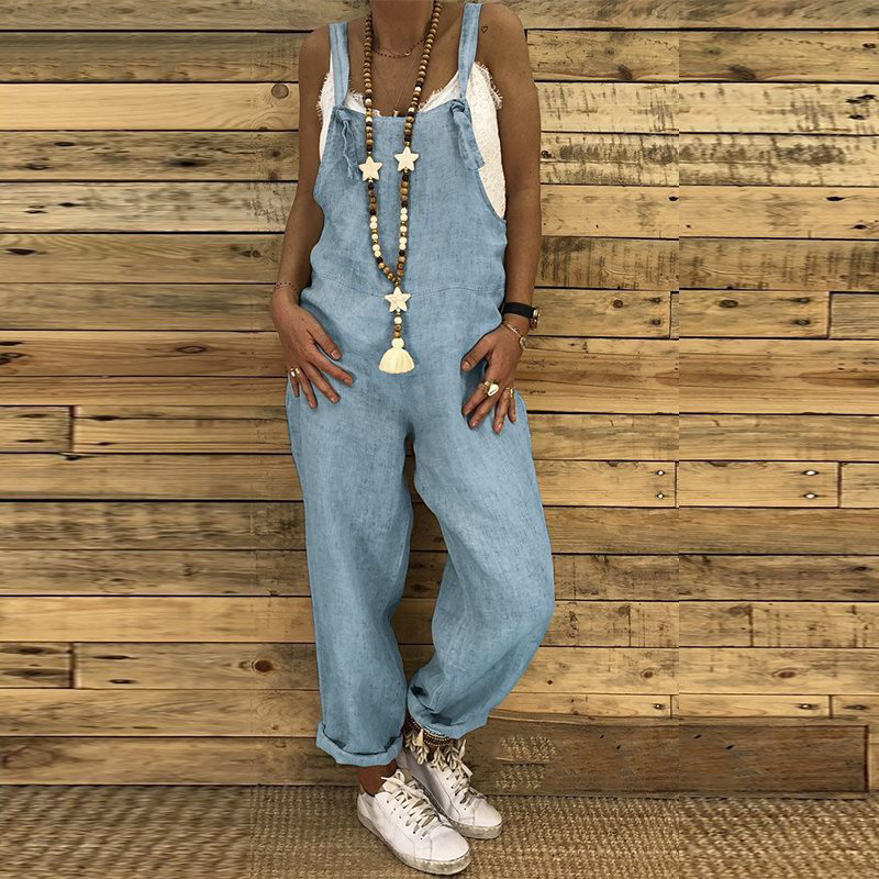 💖👖【40-120 kg】Nuevo mono holgado de una pieza de moda 2026 con pantalones vaqueros ✅️Pago contra entrega