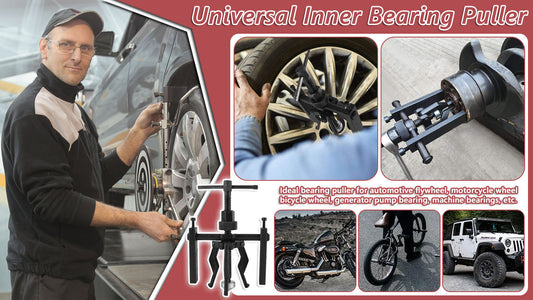 🔥【Posebna ponuda】💥Uređaj za unutarnje podupiranje ležaja s tri čeljusti, koji se koristi kao alat za skidanje i popravak guma za tricikle i motocikle.