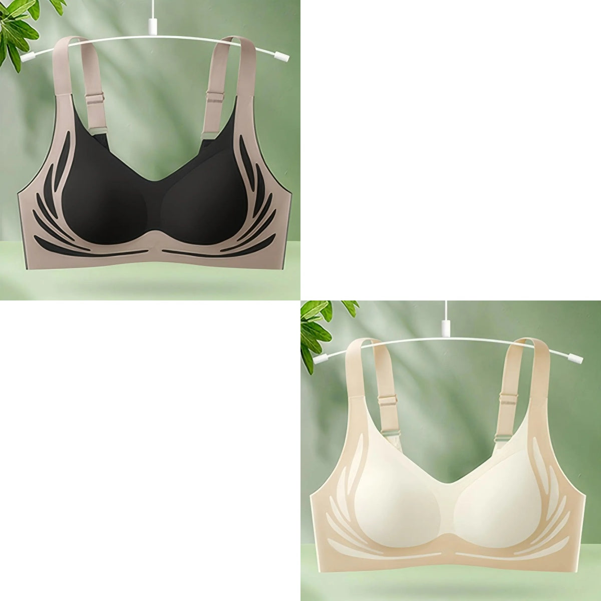 😍【Kupite jedan, dobijte jedan gratis】❤️Ženski jednodijelni grudnjak bez žice  Prozračan, udoban i ne urezuje se 【40-85 kg】