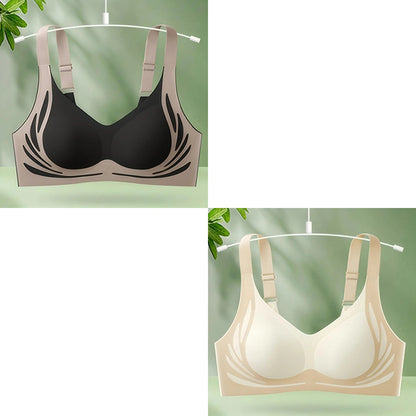 😍【Kupite jedan, dobijte jedan gratis】❤️Ženski jednodijelni grudnjak bez žice  Prozračan, udoban i ne urezuje se 【40-85 kg】