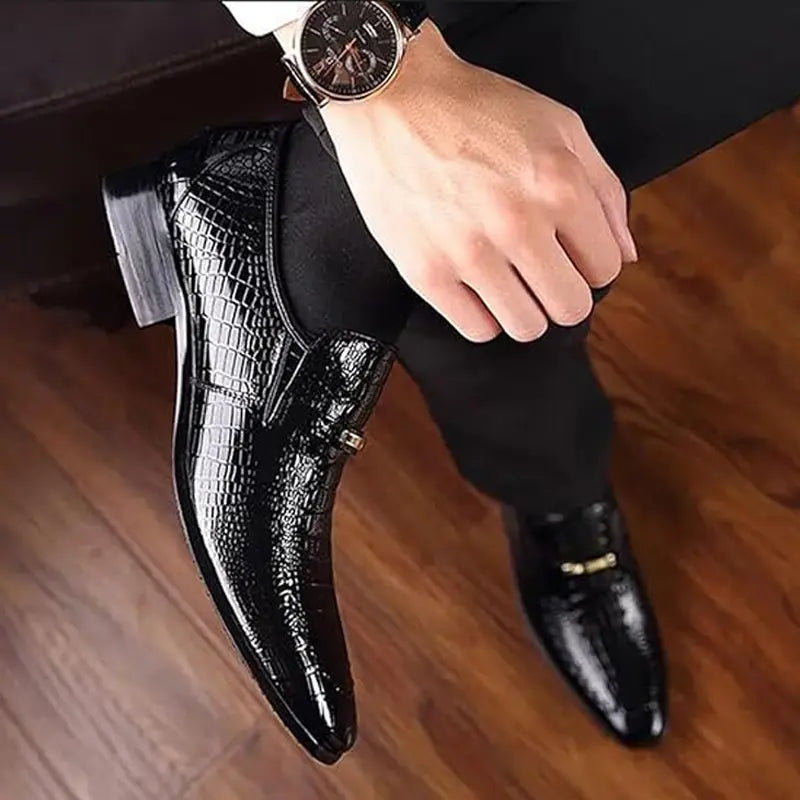 👞🐊Zapatos de piel auténtica de estilo moderno y alta gama con suelas suaves. ✅️Pago contra entrega