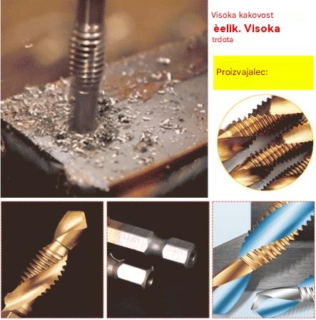 🔨🔥【Plačilo ob dostavi】 🔥【6 kosov】 Kompozitni trak za hitrorezno jeklo tri v enem, šesterokotno držalo