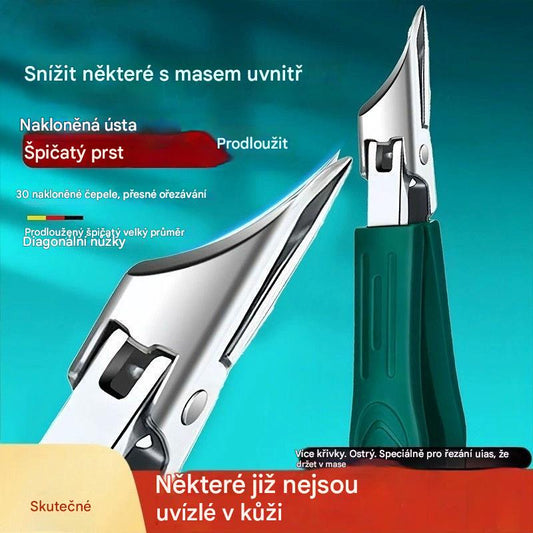 🔥【 SALE】🔥 Kleštičky na nehty s ochranou proti stříkající vodě s ostřím zahnutým pod úhlem 25° (sada 3 kusů)
