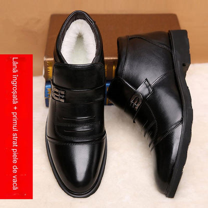【38-44】 Zimowe buty męskie 2024 z bawełny i aksamitu-3801465