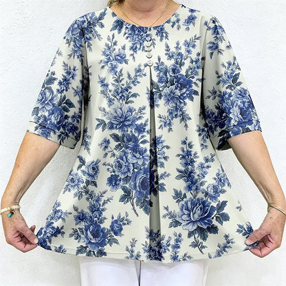 ✨【S-5XL】Damska letnia bluzka w stylu boho – wygodna i elastyczna odzież casualowa