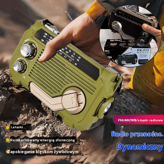 🏕️📻Przenośna wielofunkcyjna latarka radiowa AM