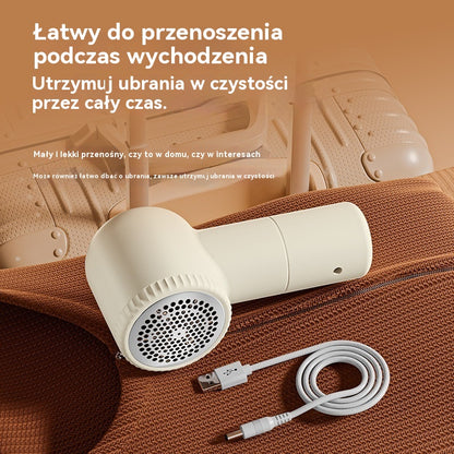 ✨👕🧶 Wielofunkcyjna przenośna elektryczna maszyna do usuwania kłaczków - szybko usuwa kłaczki z ubrań, nie uszkadzając ich.