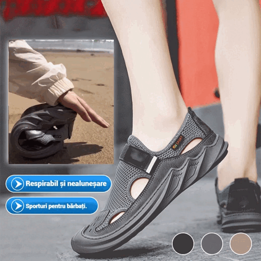 🔥【39-47】✨2025 nowe męskie letnie sandały casualowe oddychająca miękka siateczkowa podeszwa