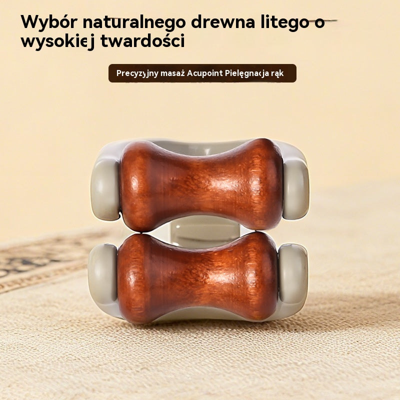 🔥🎉【Kup jeden, a drugi dostaniesz gratis】✨🌿Masażer palców z litego drewna: łagodzi zmęczenie dłoni