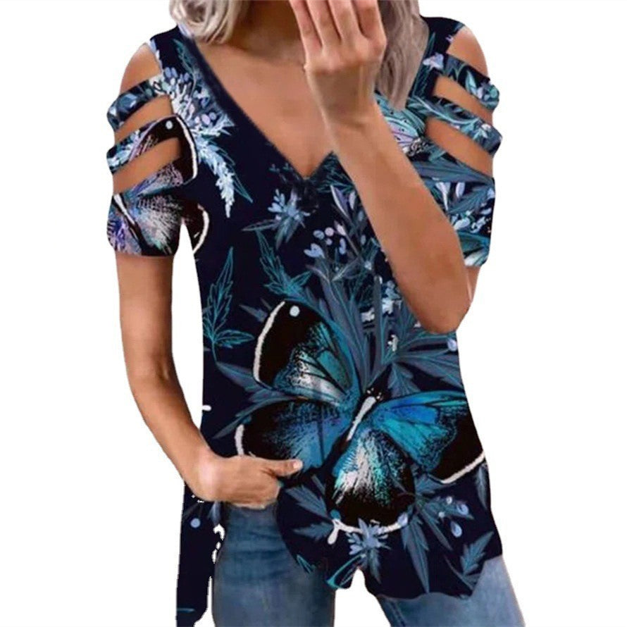 【S-3XL】Nowa moda bez ramiączek dla kobiet koszulka-3917683
