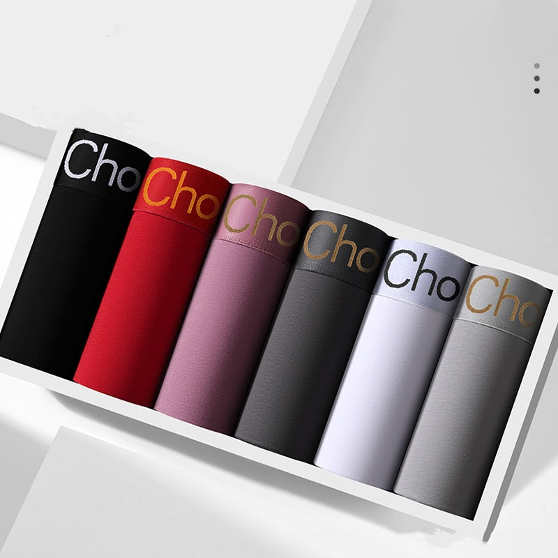 💥🔥【Balení po 6 kusech】Měkké a pohodlné pánské spodní prádlo z čisté bavlny (L-4XL)