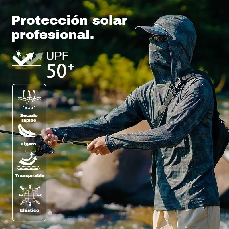 🔥【M-5XL】Ropa transpirable de protección solar para hombre, adecuada para deportes al aire libre y pesca. ✅️Pago contra entrega