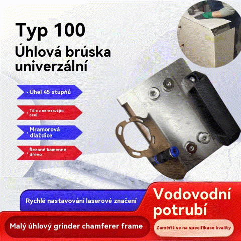 🔥👍45° zkosení držák úhlové brusky na řezání dlaždic, držák úhlové brusky, držák úhlové brusky pro řezání dlaždic pro 100 typů úhlových brusek, keramický kámen 45stupňový řezný nástroj