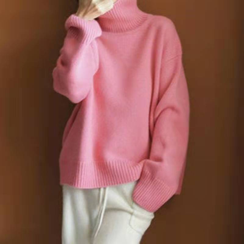 🔥✨Gorący nowy produkt【S-2XL】🎀🍂2024 Nowy damski, miękki, ciepły sweter z golfem-3829191