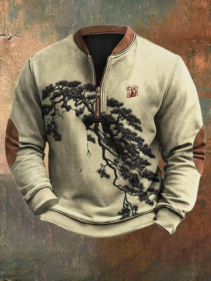 🔥⛄【S-5XL】2024 nowa męska bluza z zamkiem błyskawicznym na jesień i zimę-3798569