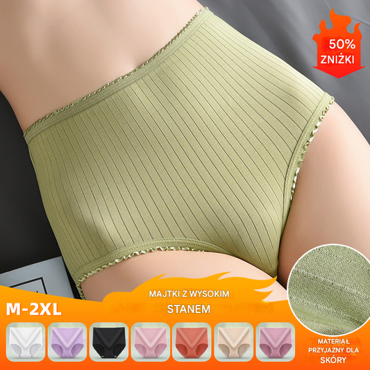 💖Kup cztery, a cztery dostaniesz gratis🎀【50% ZNIŻKI】2025 nowy styl wysokiej talii wodoodporna antybakteryjna bielizna dla kobiet w średnim i starszym wieku