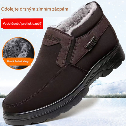 🔥👞 Zimní sleva -49% 🔥Zimní boty, zateplené a zesílené, voděodolné a teplé.Měkké a pohodlné【39-47】